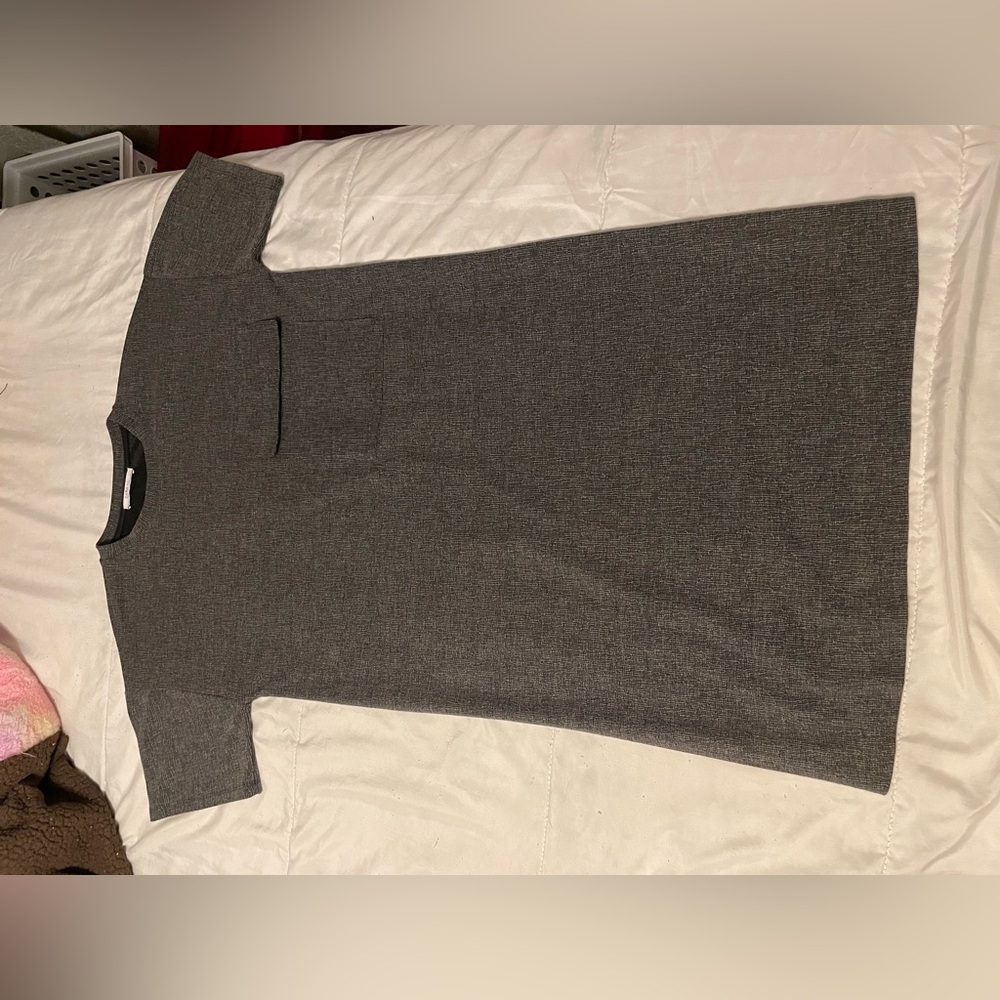 Zara Charcoal Midi Dress